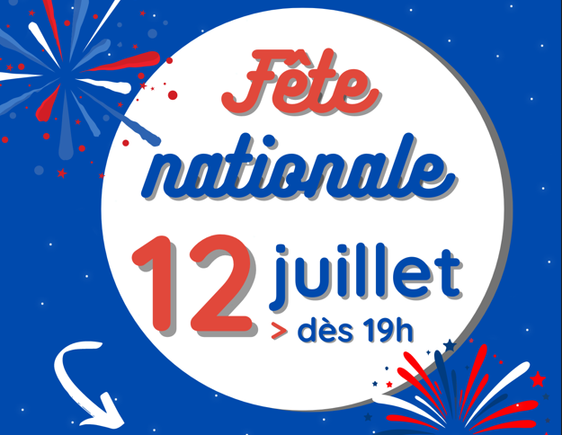 Image Fête nationale : vendredi 12 juillet !
