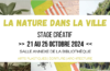 Stage créatif gratuit « la nature dans la ville » – du 21 au 25 octobre image