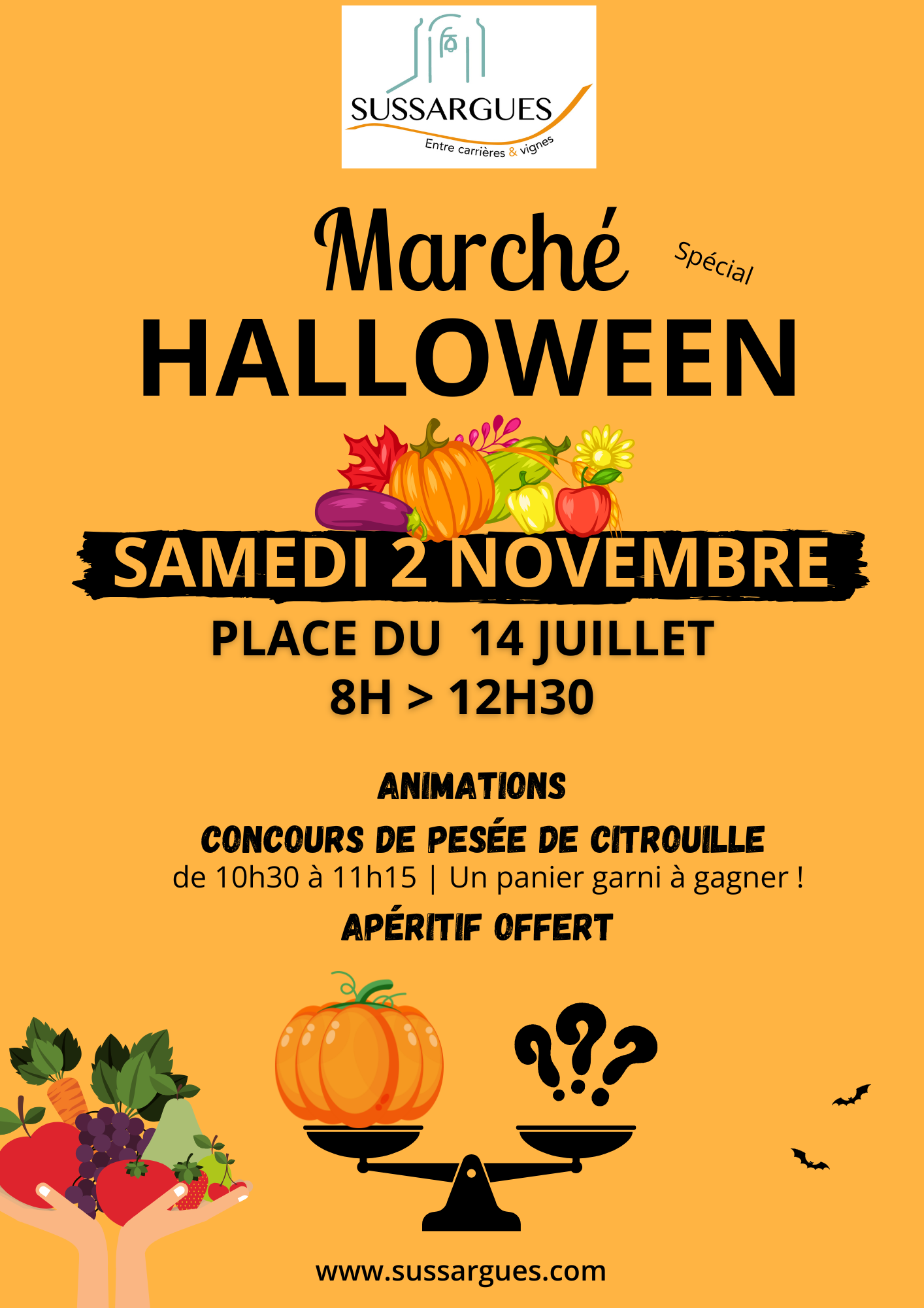 image Marché spécial Halloween – SAMEDI 2 NOV